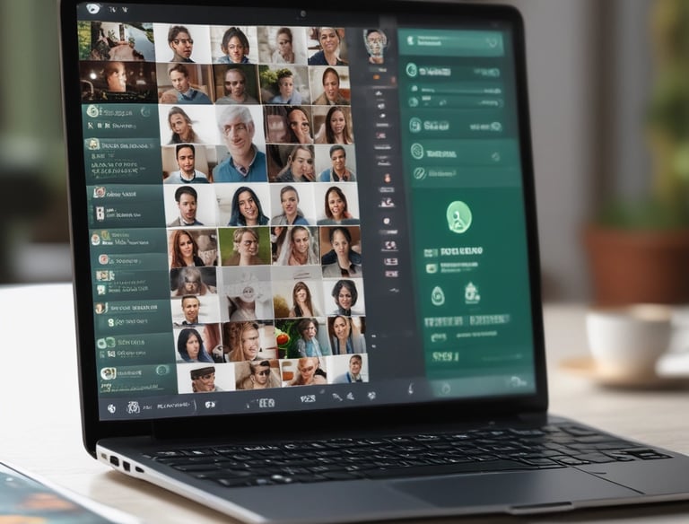 A person with long, wavy hair is writing the word 'family' in white chalk on a dark chalkboard. The surrounding area shows partially visible writing in chalk in different styles and directions. The person's back is turned to the viewer and they are wearing a denim jacket.