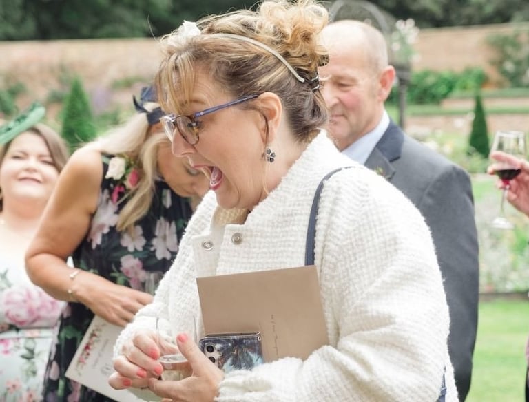 woman shocked by magic