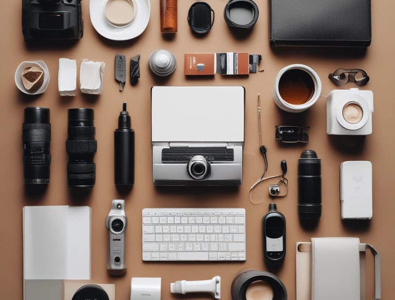 A vibrant influencer marketing campaign showcasing a scenic location.