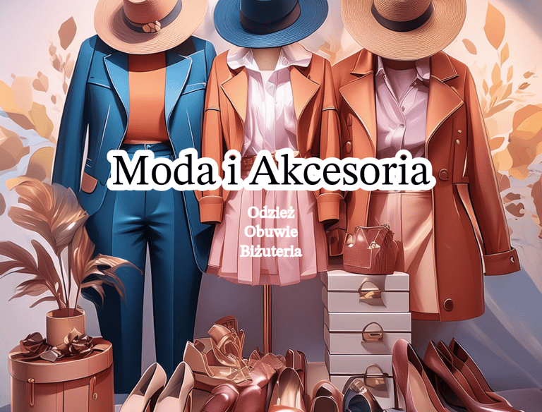 a display of a variety of clothing and accessories