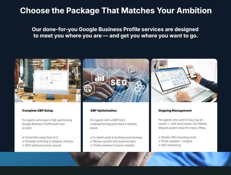 Person selecting a digital service plan from multiple options on a screen