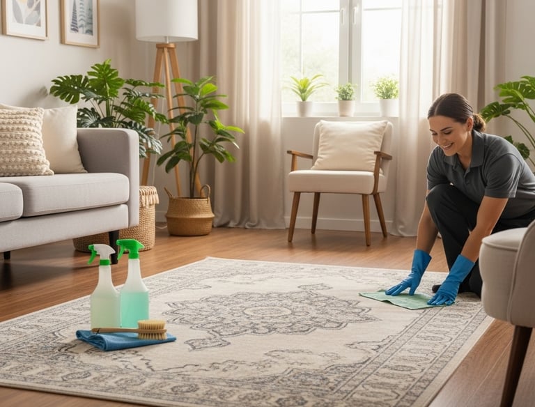 Eco-friendly area rug cleaning service in Denver, CO