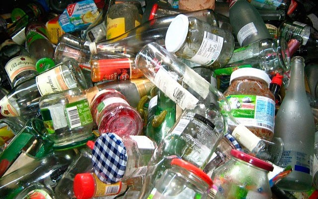 Tipos de resíduos recicláveis aceitos