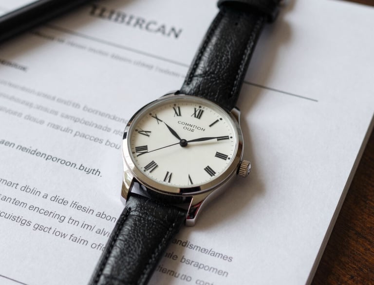 A clock and calendar symbolizing time saved and stress reduced.