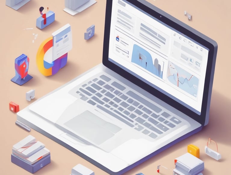 A professional landing page design with user-friendly navigation.