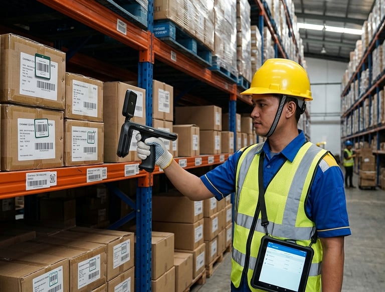 proses stock opname dengan RFID
