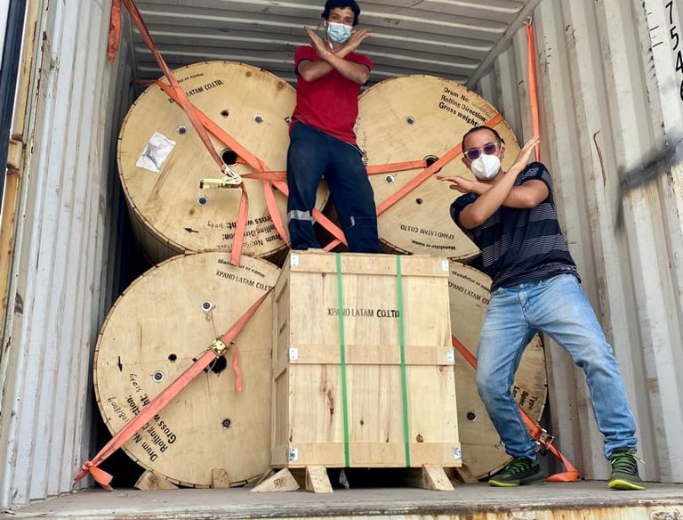 Container china to peru