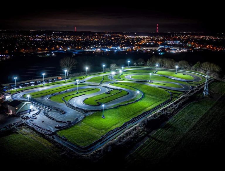 Raceway lighting installation electrics tamworth