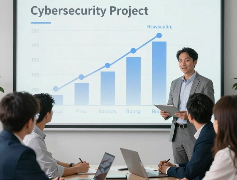 Professional consulting session with a virtual CISO guiding a business team.