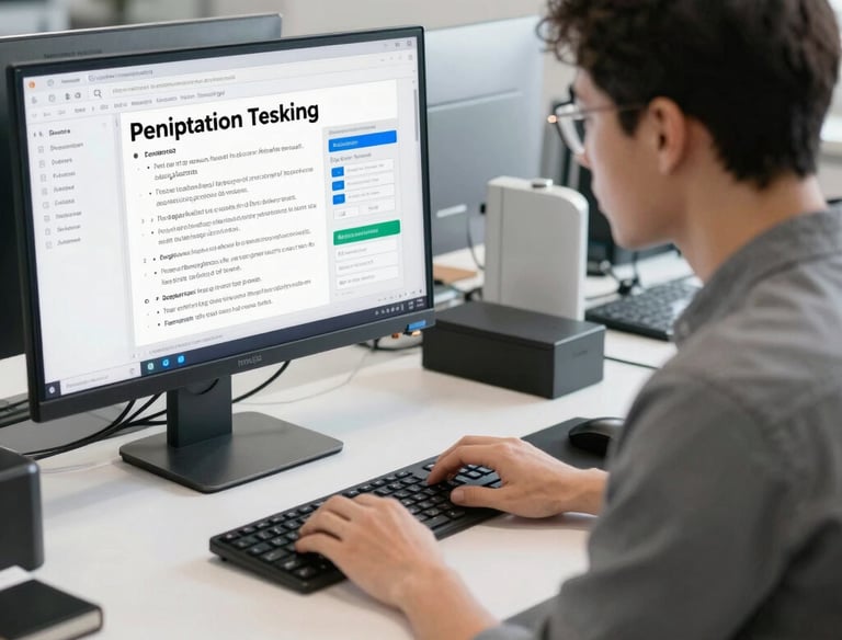 Close-up of hands analyzing security reports with charts and graphs.
