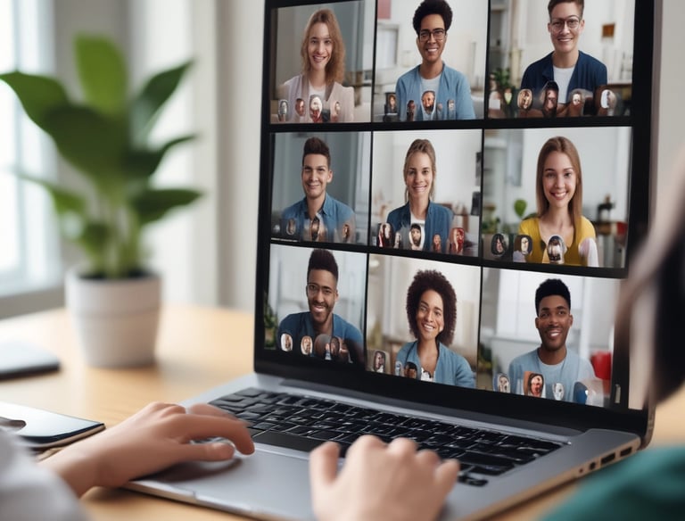 A classroom setting with students learning database design on computers.