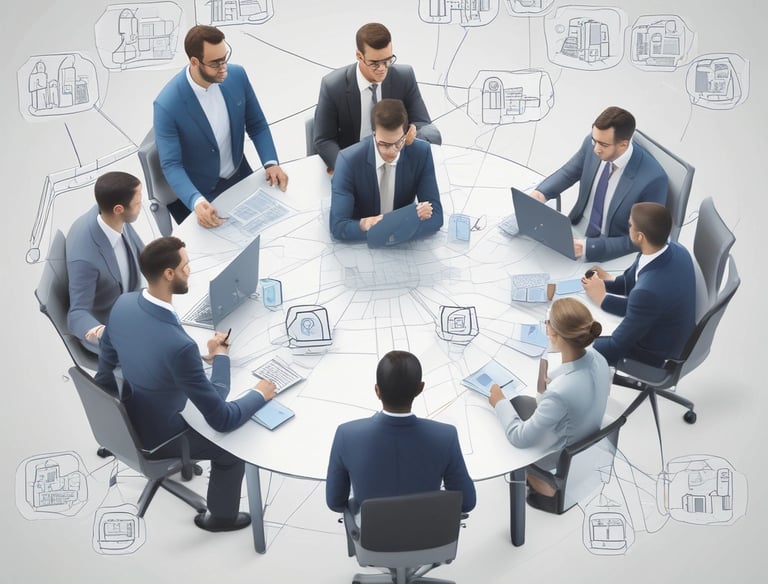 A logistics team coordinating freight operations.