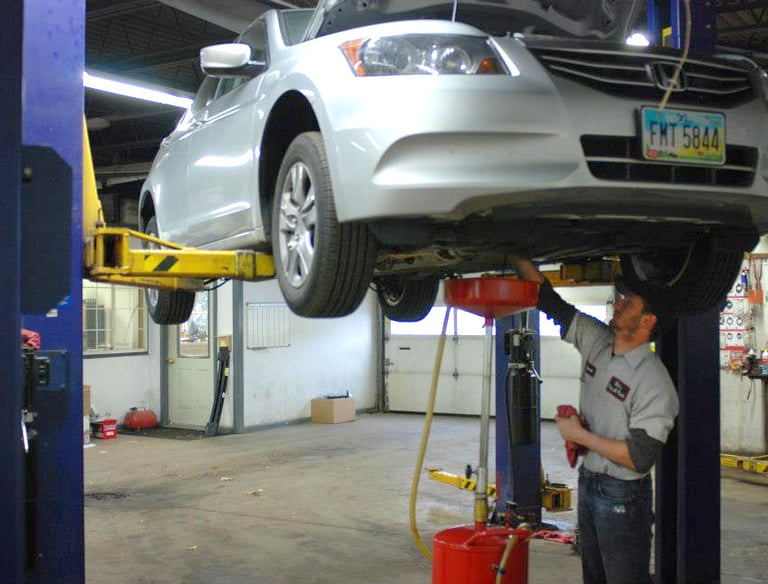 Brake job, oil change, tire rotation, alignment