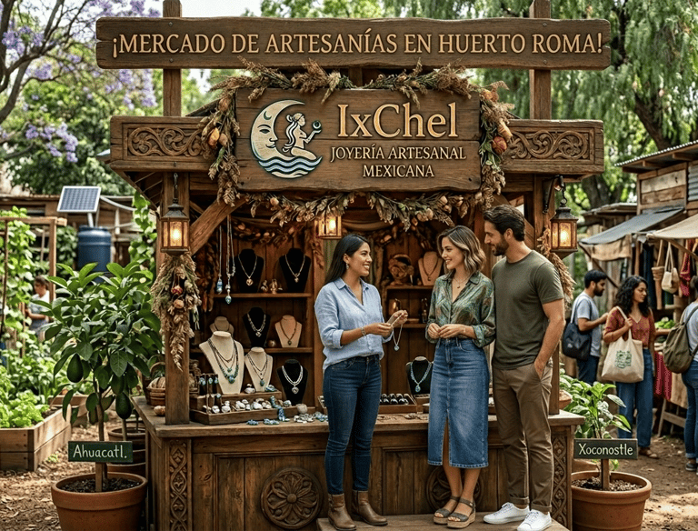 IxChel-Joyera-Artesanal-Mexicana-de-Plata-y-Piedras-Naturales-en-Huerto-Roma