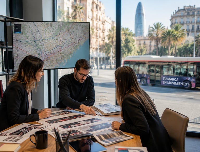Empresa especializada publicidad autobuses Barcelona