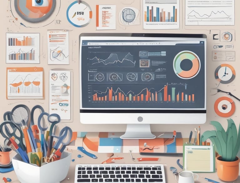 Close-up of a real estate agent reviewing local market data on a laptop.