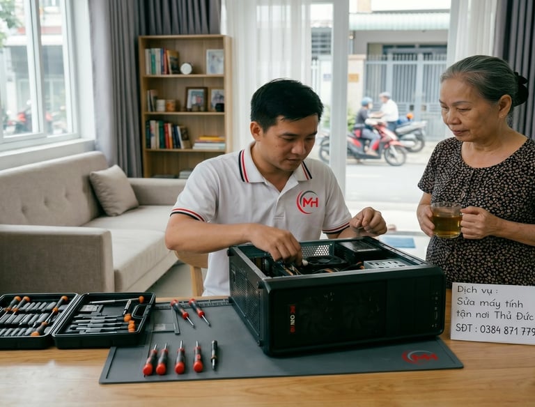 sửa máy tính tận nơi tại thủ đức
