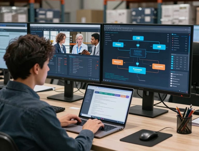 Automated workflow processes with digital approvals and notifications in action.