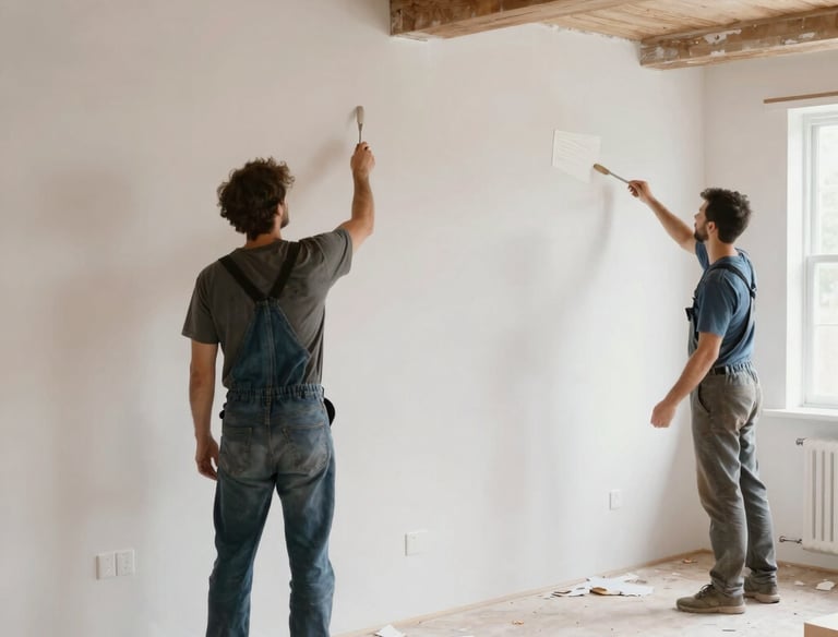 Team collaborating on content creation and social media management in a bright, Scandinavian-inspired workspace.