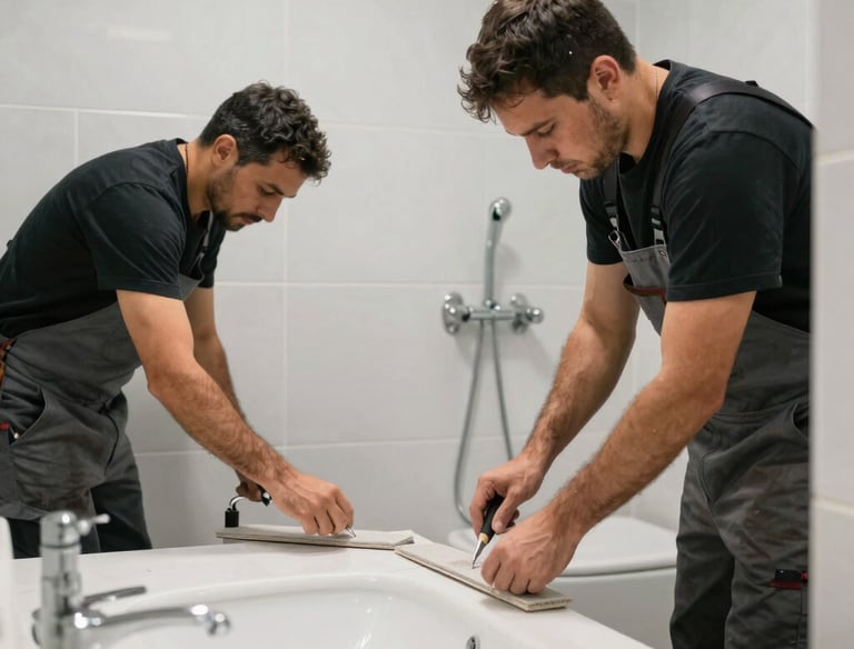 Behind-the-scenes photo of a warm Scandinavian-style restaurant social media content planning session.