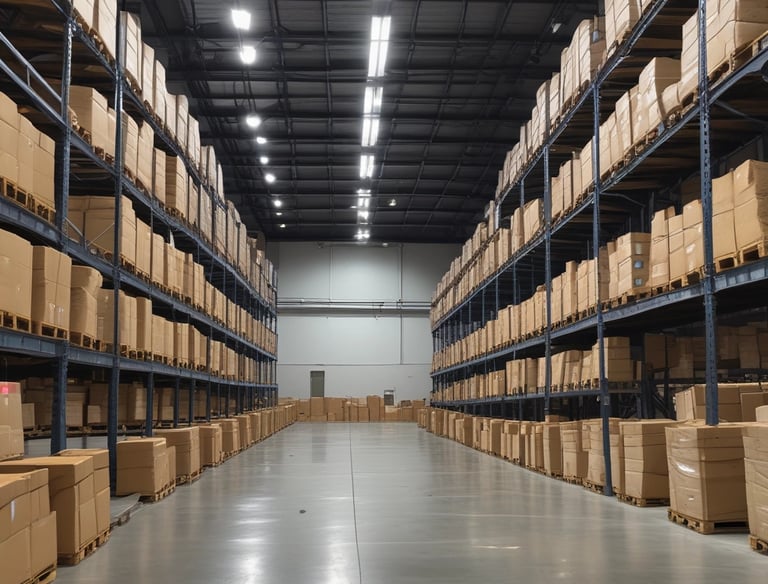 A delivery truck unloading secure drinking water bottles at a remote Haitian site.