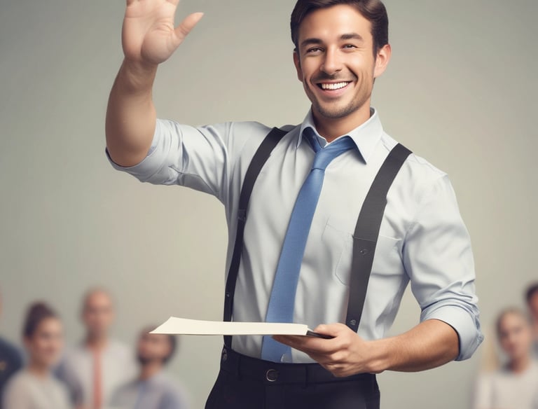 A community meeting with local representatives.