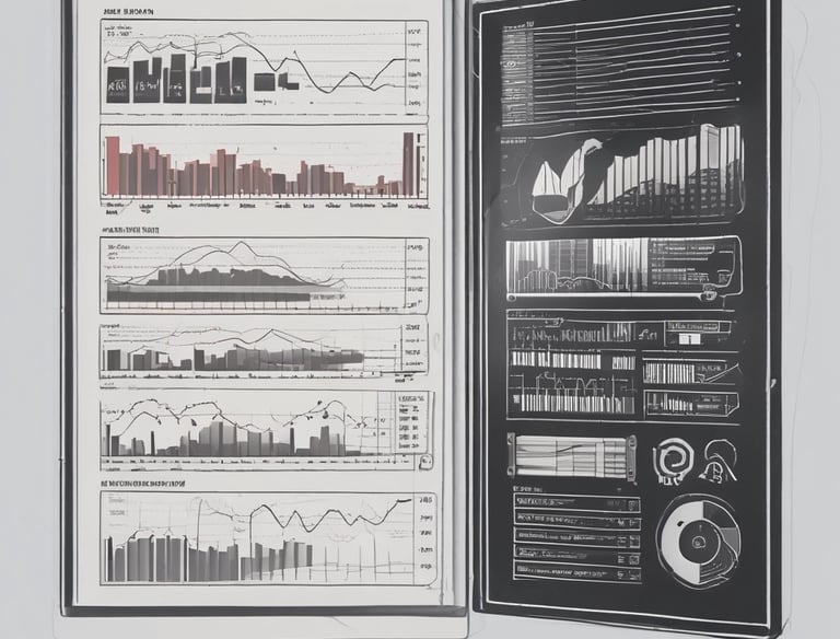 A business owner reviewing social media performance on a laptop.