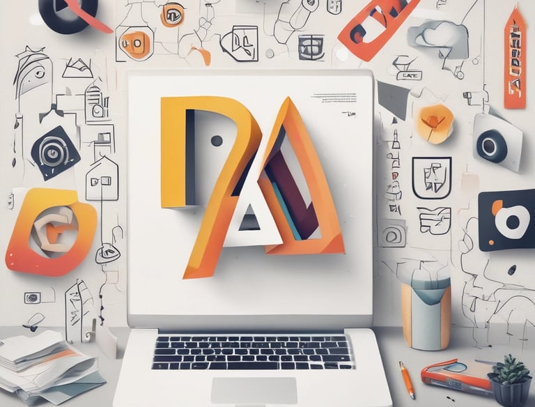 A sleek, minimal website layout with soft sakura blossoms in the background.