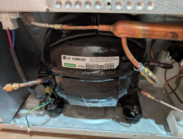 lg fridge not cooling compressor replacement