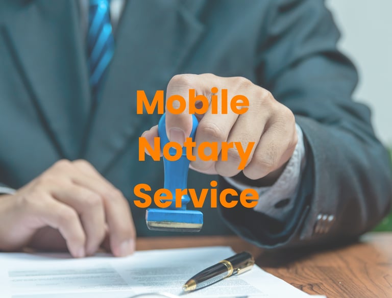 CHATTANOOGA NOTARY PUBLIC STAMPING DOCUMENTS