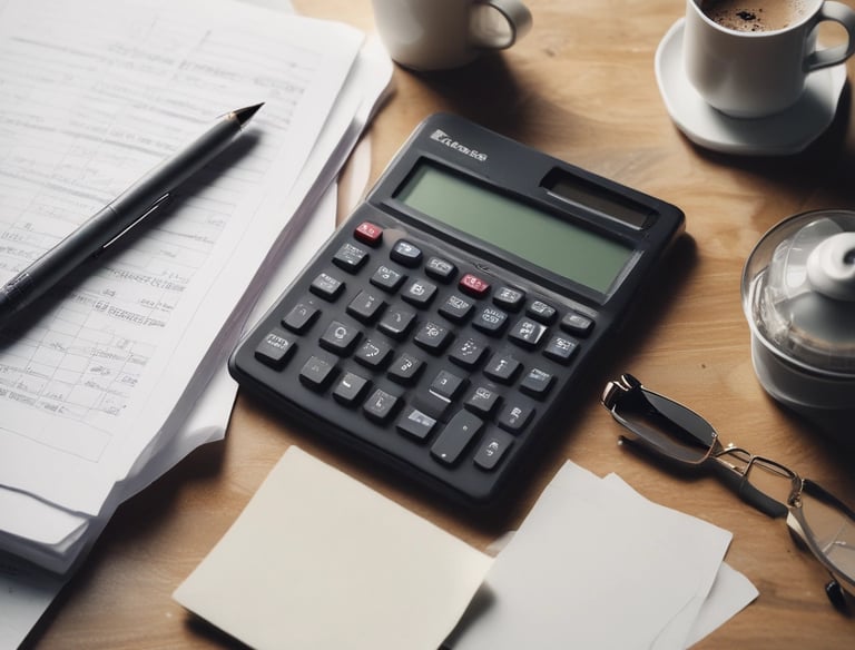 A graphic illustrating payroll and bookkeeping services.