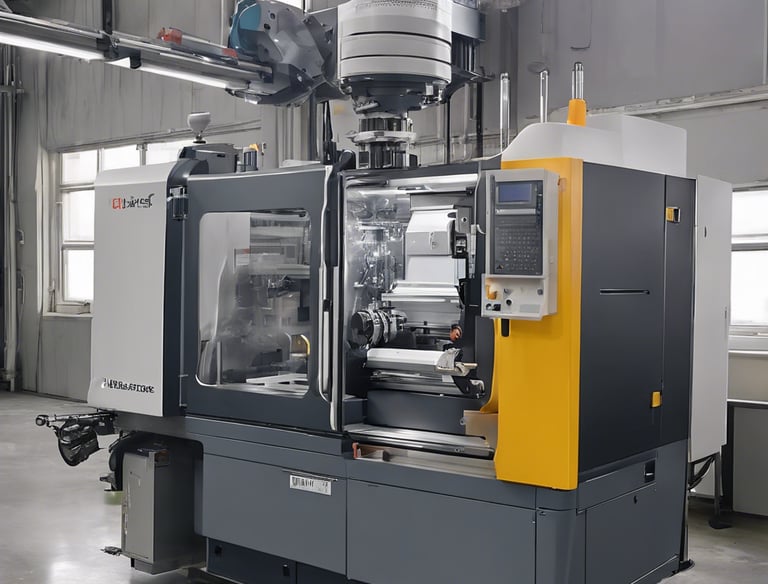 Maquina inyectora de plástico