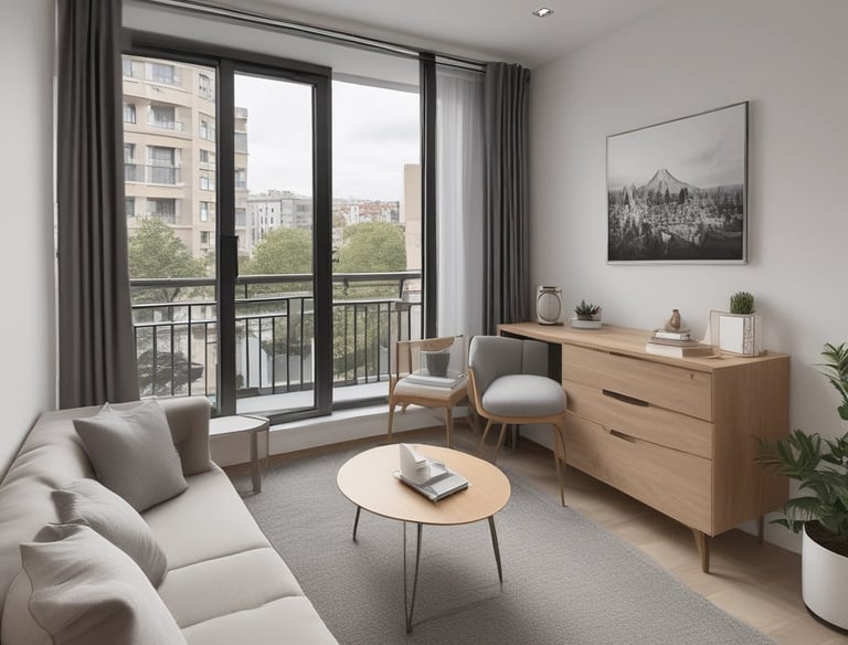 Stylish Gold Coast apartment with ocean views at sunset