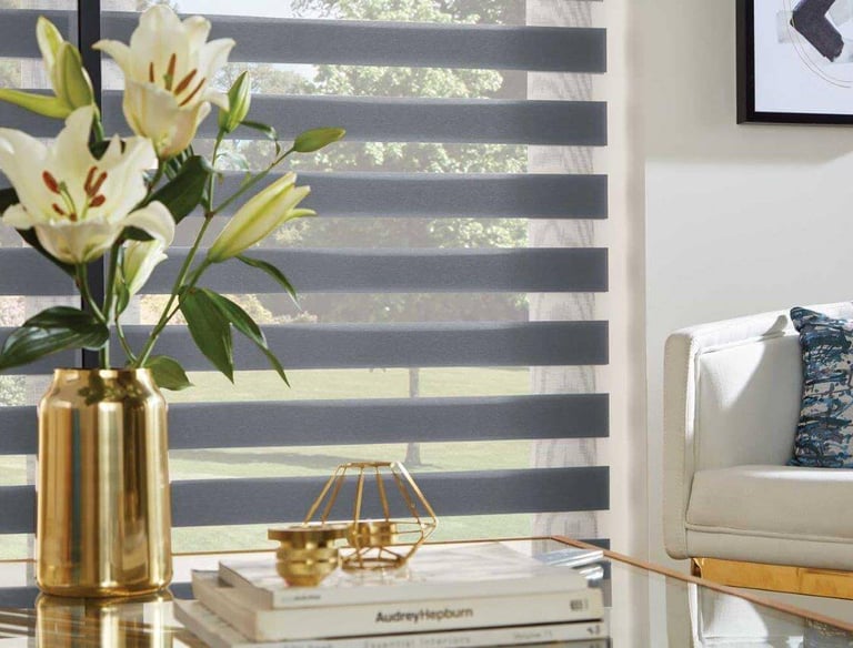 Dual shade roller blinds