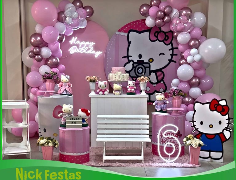 Decoração infantil temática para festa infantil no Limão com montagem profissional