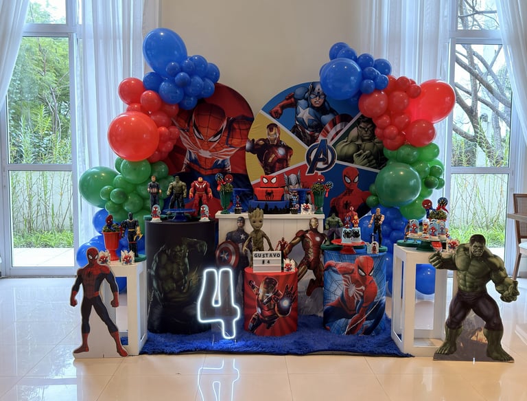 Aluguel de Decoração Infantil Heróis - Vingadores