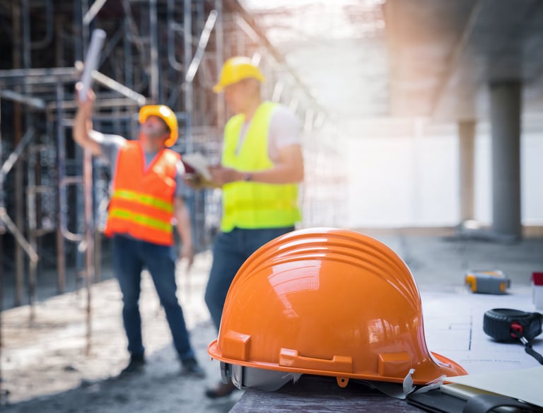 two men in safety vests and safety vests