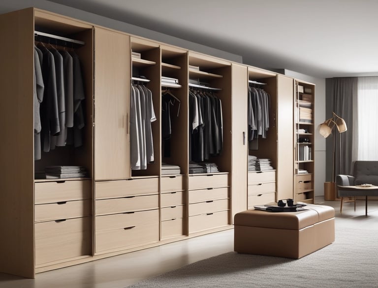 Two yellow moving trucks are parked on a dirt road next to a building. The trucks are labeled with 'Agarwal Packers & Movers,' indicating they are used for transporting goods. The background includes a simple building with minimal decoration and some greenery.