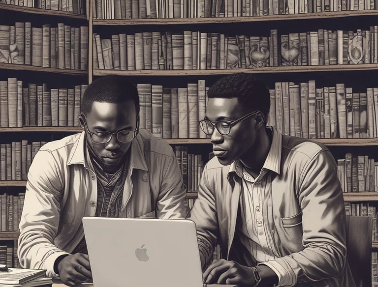 Researchers collaborating over advanced AI models and data visualizations in a high-tech lab.