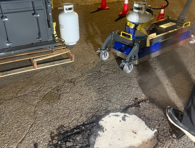 Infrared Pot Hole Repair