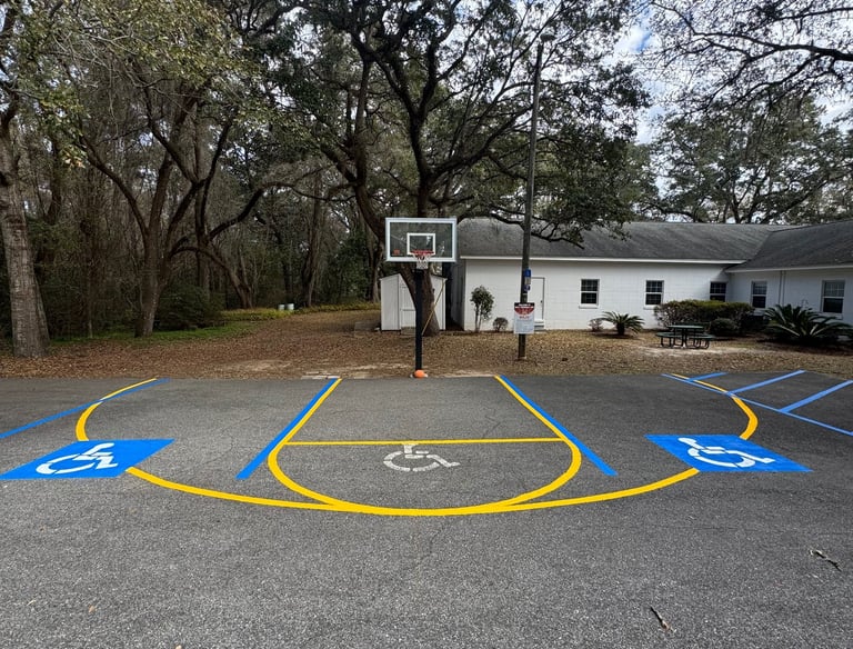 Parking lot line striping service Tallahassee FL