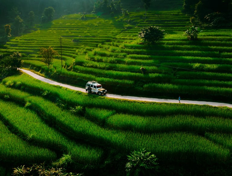 Terrace farming of Kagay