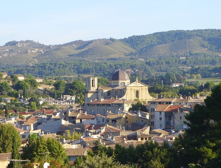 Photo du centre ville historique d'Aubagne