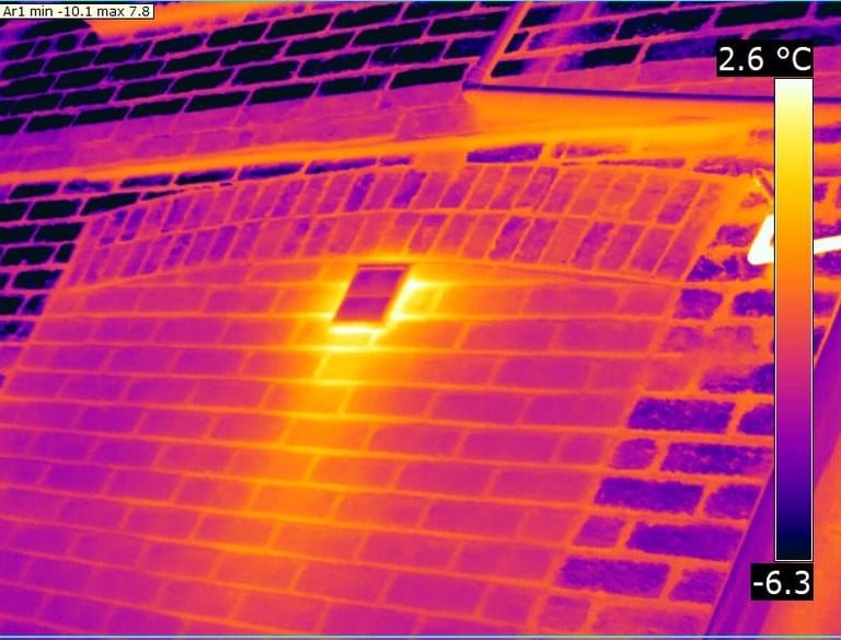 heat escaping from a vent