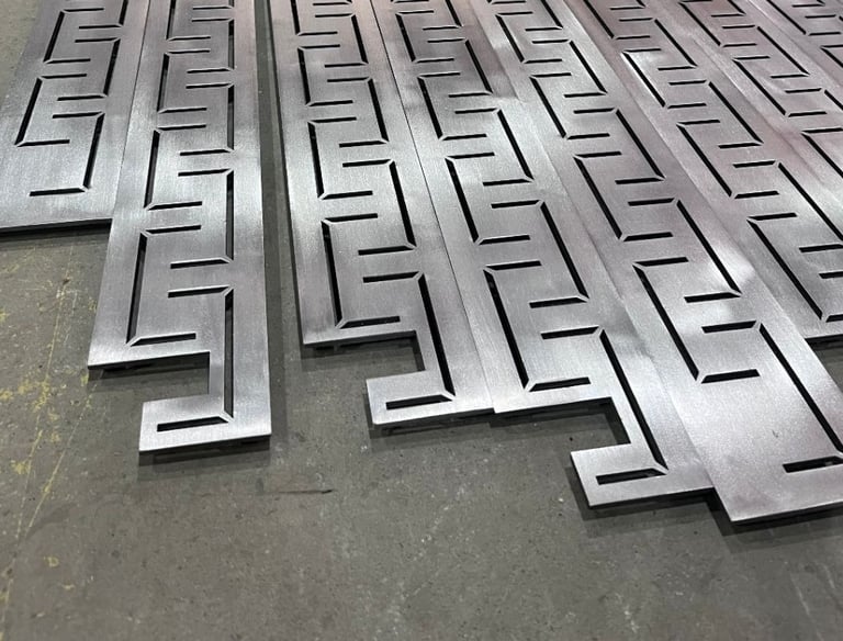 Peças de reposição e componentes fabricados por corte a laser em aço inox 316, Flange sob medida e t