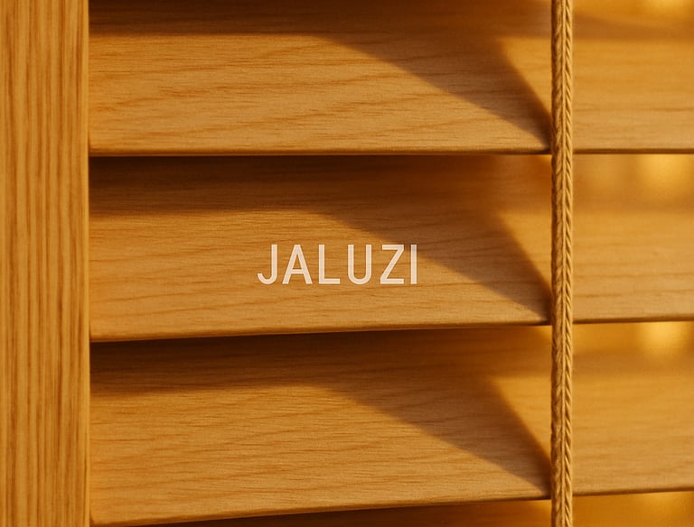 ahşap jaluzi