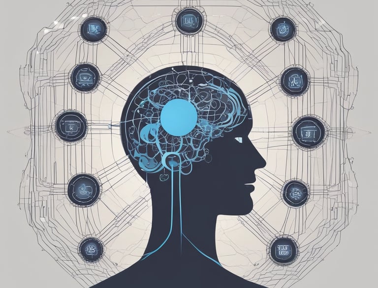 A diverse group of professionals collaborating on AI projects.