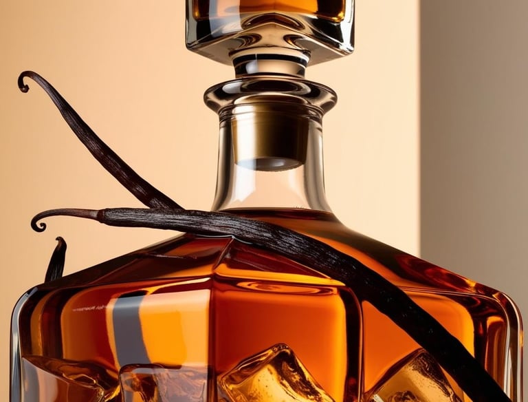 un rhum arranger a la basse de glace de vanille de Madagascar 