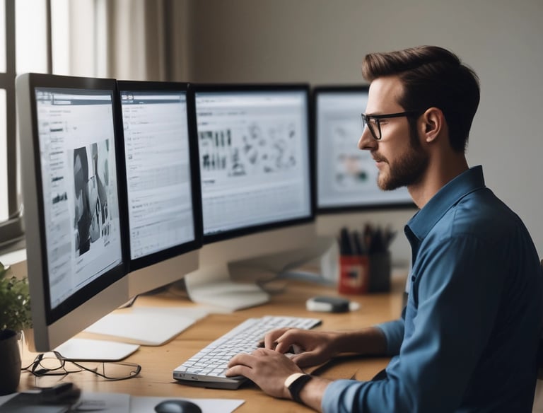 Wooden Scrabble tiles spell out the words 'INTERNET MARKETING' on a textured wooden surface.
