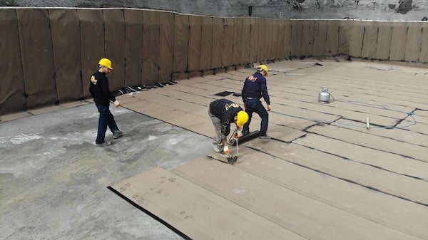 temel su yalıtım uygulaması Proof membran ile